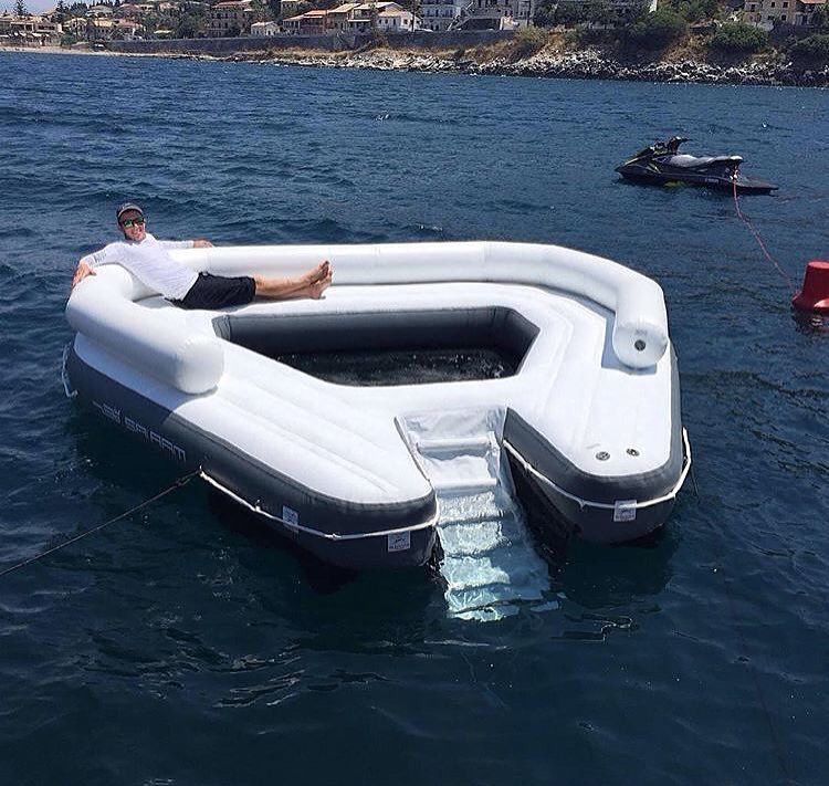 Huge Inflatable sofa Island with Stairs